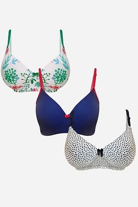 Upgrade Your Lingerie Collection with 3Padded Bras in Red, Gold
