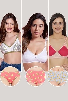 Ladies Girls Bra Panty Sets Undergarments. at Rs 70/set, Bra and Brief  Sets in New Delhi