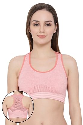Skpblutn Sports Bras for Women 3Pcs Solid Color Non Slip Adjustment Rimless  Dress C Cup Underwear Everyday Bras Multicolor 80C
