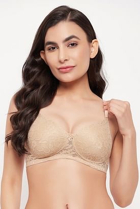 Buy online Red Net Bra And Panty Set from lingerie for Women by Clovia for  ₹459 at 49% off
