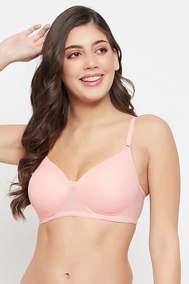 Buy Clovia Cotton Rich Non-Wired Spacer Cup T-Shirt Bra + Women's Padded  Underwired Push Up Level-2 Multiway Balconette Bra at