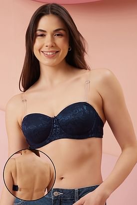 Women Butterflies Shape Invisible Lift Sticky Bra Breathable Strapless  Front Button Bra 