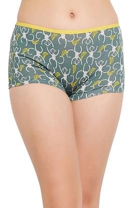 Buy Low Waist Animal Print Bikini Panty in Grey - Cotton Online India, Best  Prices, COD - Clovia - PN2568B01