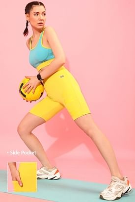 Buy High Rise Gym Shorts Women Online in India 