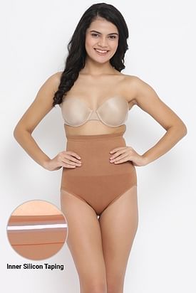 Cinch Me In High Waisted Thong Shapewear - Nude/combo