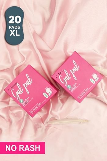 Front listing image for 20 Gal pal Sanitary Pads - XL for Heavy Flow - 280 mm