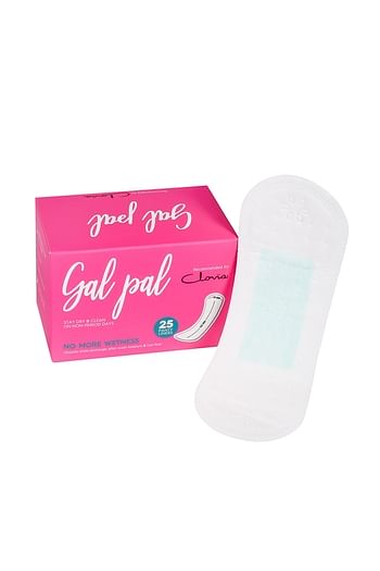Back listing image for 25 Gal pal Panty Liners- Everyday Use