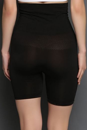 Back listing image for 4-in-1 Shapewear in Black - Tummy, Back, Thighs & Hips