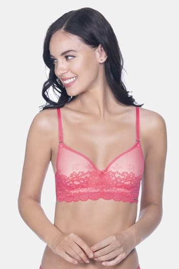 Clovia Amante- Flawless Padded Wired Bra - Rouge Contrast
