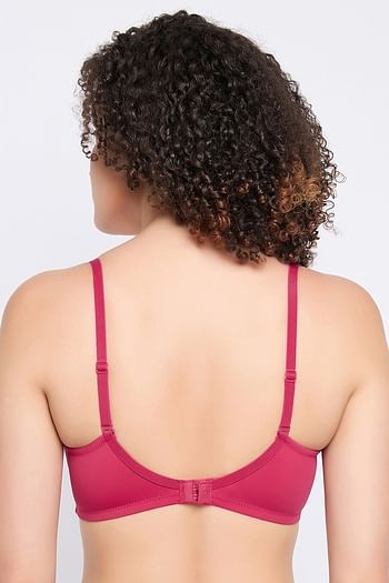 Back listing image for Amante- Smooth Elegance Padded Non-wired T-shirt Bra - Pursian Red