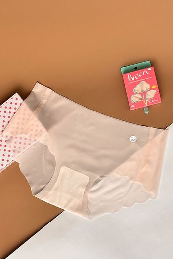 Back listing image for Breezy Seamless Hipster Panty in Blush Pink