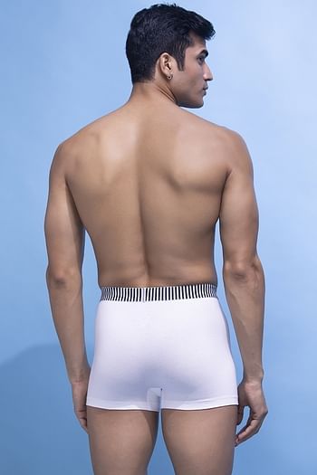 Back listing image for John Players Champion Cotton Trunk in White
