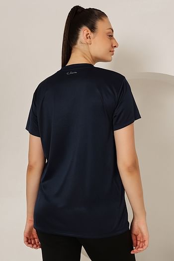 Back listing image for Comfort Fit Active T-shirt in Navy