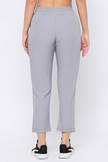 Back listing image for Comfort-Fit Active Track Pants in Grey	