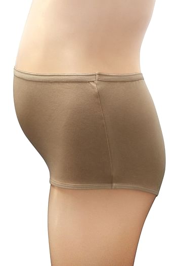Front listing image for Cotton Maternity High-Waist Hipster Panty - Beige