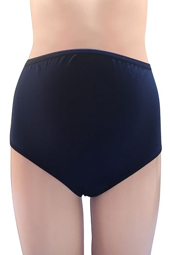 Back listing image for Cotton Maternity High Waist Hipster Panty - Navy