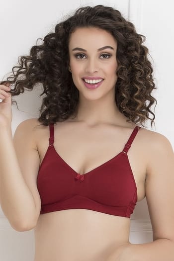 Clovia Cotton Non-Padded Non-Wired Spacer Cup T-Shirt Bra