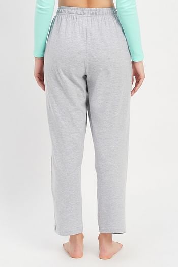 Back listing image for Pyjama with Elastic Waistband in Grey - Cotton Rich