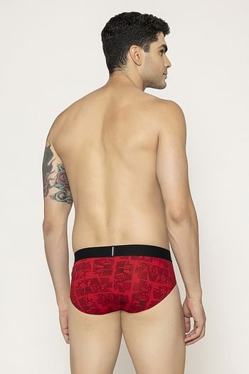 Back listing image for John Players Star Wars Cotton Brief in Red	