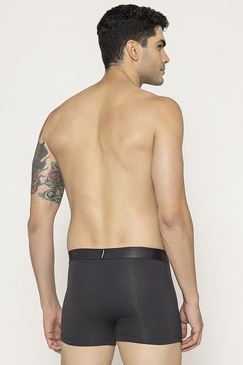 Back listing image for John Players Star Wars Printed Trunk in Dark Grey - Cotton