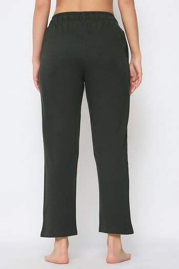 Back listing image for Chic Basic Pyjama in Olive Green - Cotton