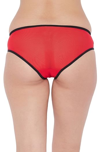 Back listing image for Low Waist Bikini Panty in Red	