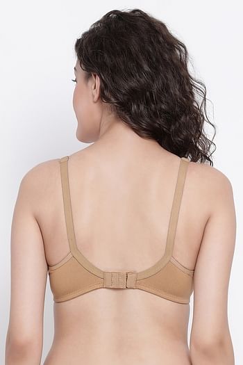 Back listing image for        Non-Padded Non-Wired Feeding Bra in Nude - Cotton Rich