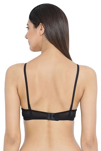 Back listing image for Padded Non-Wired Full Coverage Animal Print T-Shirt Bra - White