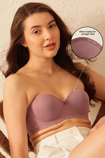 Front listing image for Padded Underwired Full Coverage Strapless Multiway Bra in Soft Pink
