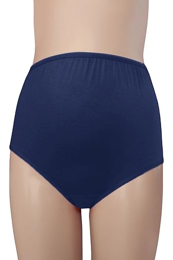 Front listing image for High Waist Hipster Maternity Panty in Navy - Cotton