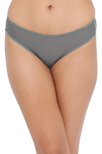 Front listing image for Low Waist Bikini Panty in Dark Green - Powernet	With Matching BR1969R17