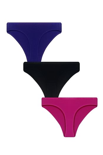 Front listing image for Pack of 3 Low Waist Bikini Panties - Cotton