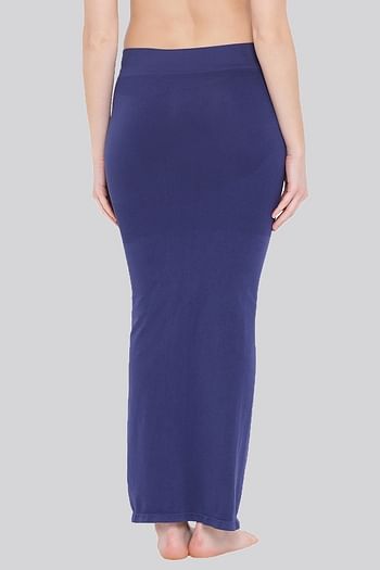 Back listing image for Saree Shapewear with Side Slit in Dark Blue