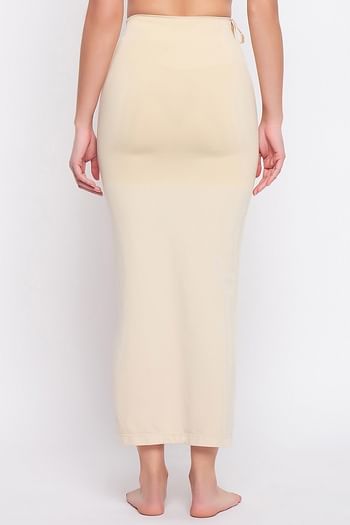 Back listing image for Saree Shapewear with Drawstring in Nude-Colour