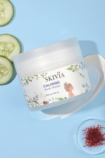 Front listing image for Skivia Calming Body Butter With Saffron & Lavender - 200 g
