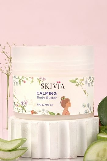 Back listing image for Skivia Calming Body Butter With Saffron & Lavender - 200 g