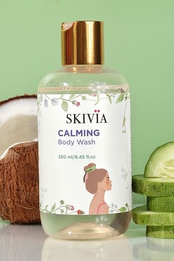 Front listing image for Skivia Calming Body Wash With Avocado, Olive & Jojoba Oils - 250 ml