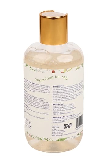 Back listing image for Skivia Calming Body Wash With Avocado, Olive & Jojoba Oils - 250 ml