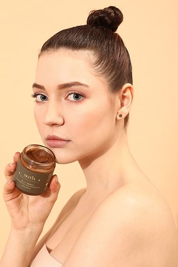 Back listing image for Skivia Cocoalicious 2-in-1 Face Wash & Scrub with Theobroma Cacao & Natural Caffeine - 100 g