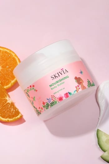 Clovia Skivia Nourishing Body Butter With Cacao, Argan Oil & Cucumber - 200 g