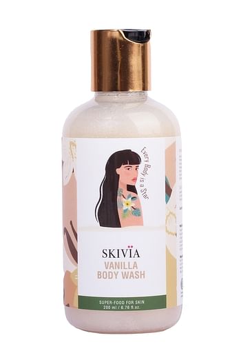 Back listing image for Skivia Vanilla Body Wash With Pomegranate & Papaya - 200 ml