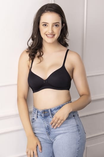 Clovia Amante- Smooth Charm Padded Non-Wired T-Shirt Bra