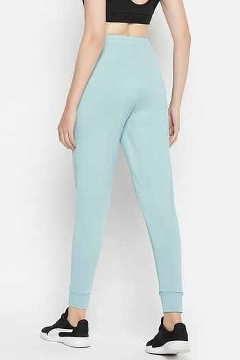 Back listing image for Active Joggers in Mint Green with Side Pockets
