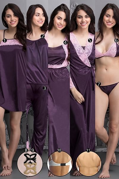 11 pcs nightwear