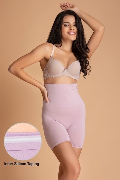 Buy 4-In-1 Shapewear - Tummy, Back, Thighs, Hips in Lavender Online India,  Best Prices, COD - Clovia - SW0007P12