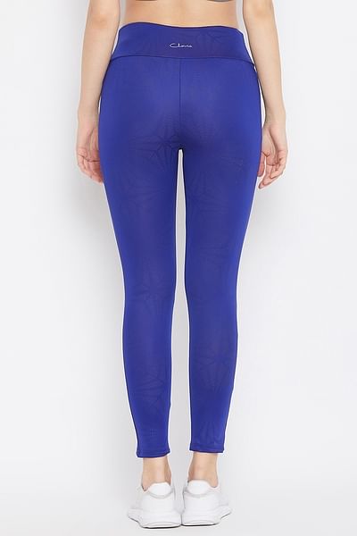 Activewear Ankle Length Tights in Royal Blue ( Size S, Size M, Size L