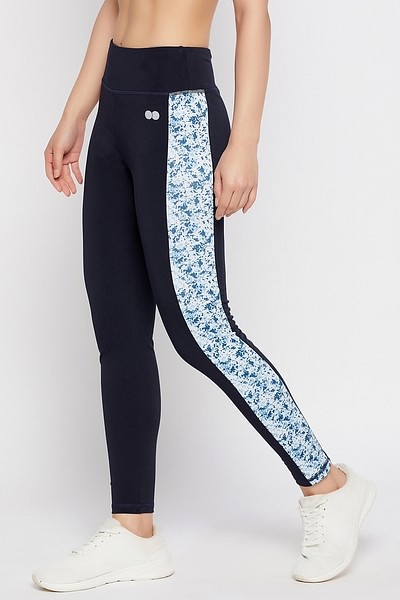 Buy Activewear Ankle Length Tights in Navy Online India, Best Prices, COD -  Clovia - AB0047P08