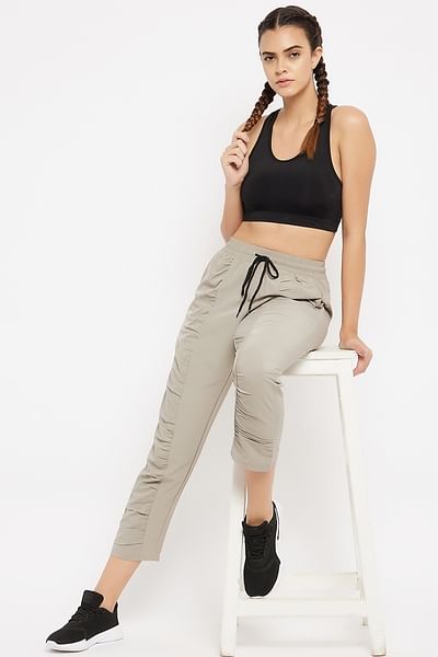 Buy RARE Solid Comfort Fit Polyester Women's Casual Wear Trousers |  Shoppers Stop