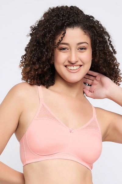 Buy Amante- Lace Concealer Non-padded Non-wired Bra in Impatiens
