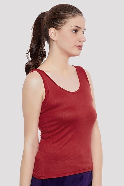 Coinpond 2 Pack Tank Tops for Women with Built in Bra, Cotton India